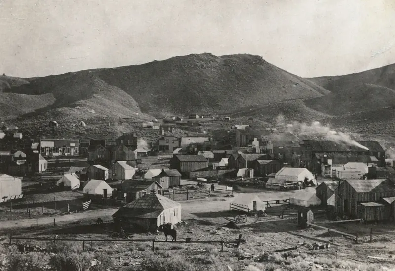 A California gold mining town