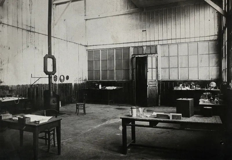 The Curie laboratory where radium was isolated