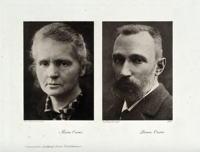 Pierre and Marie Curie together