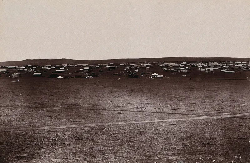 Johannesburg in 1888, two years after the Witwatersrand gold discovery