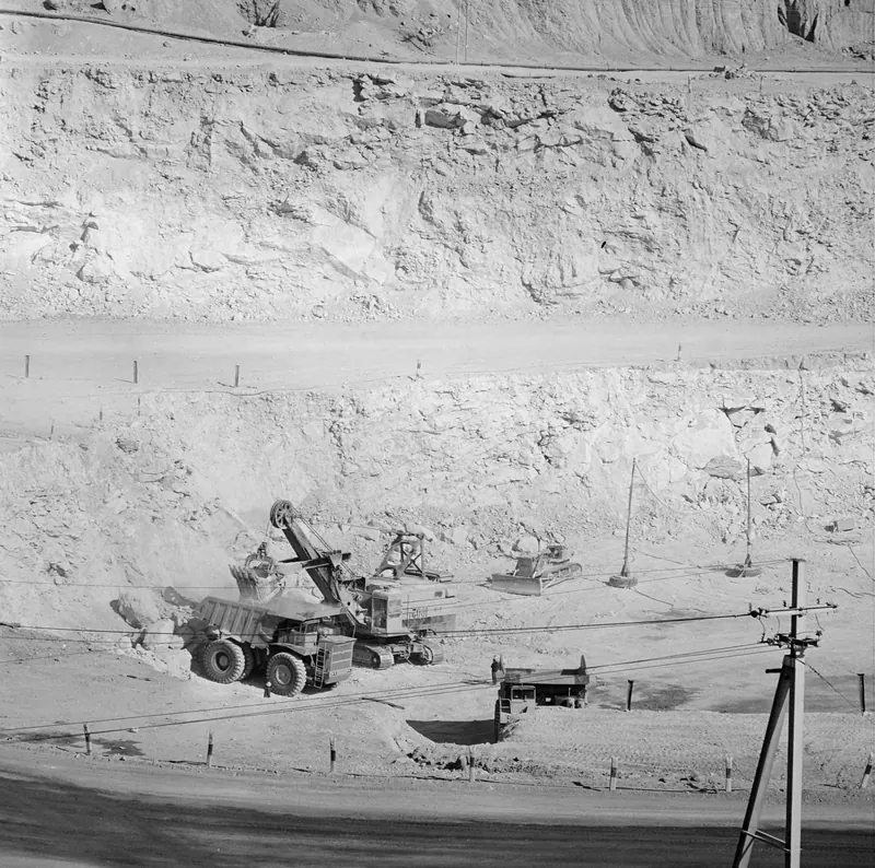 Copper mine at Kolwezi in Shaba province