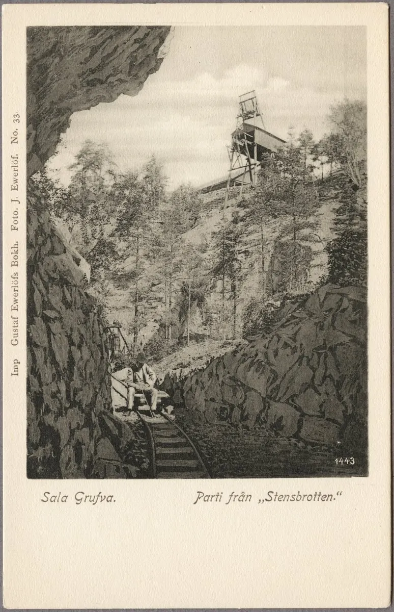Old workings at Sala silver mine, Sweden