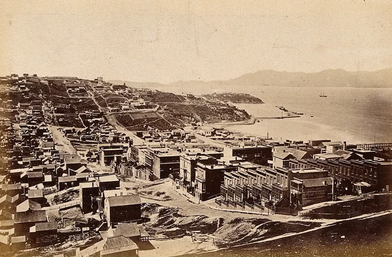San Francisco around 1880, the city built by the gold rush