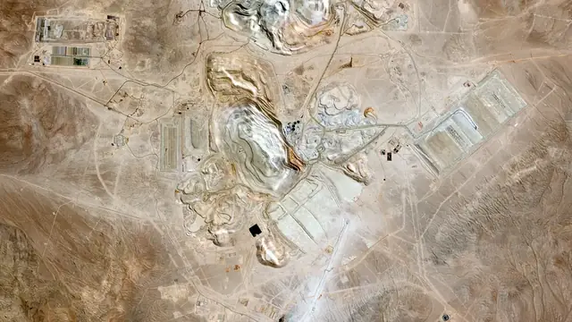 Escondida from orbit in 2025