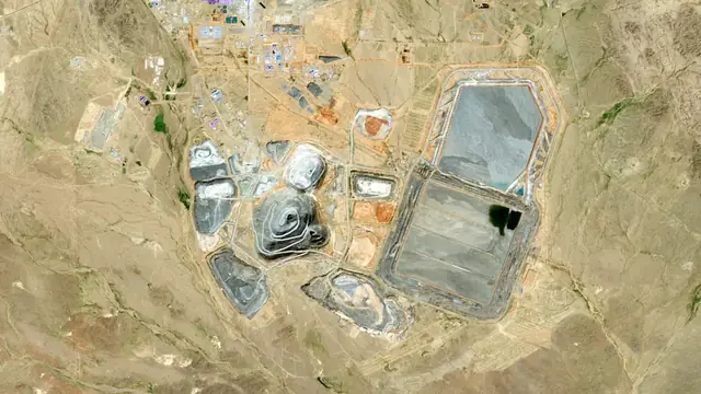 Oyu Tolgoi from orbit in 2025